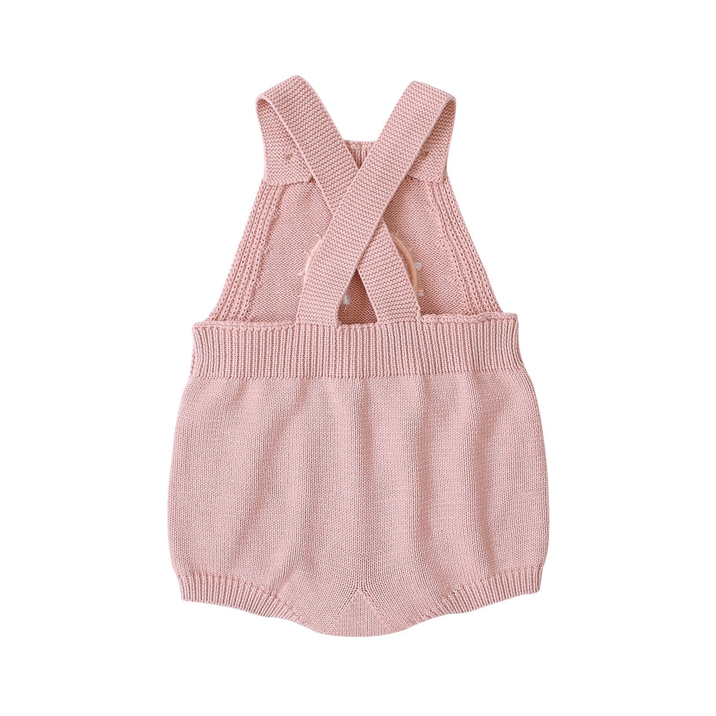 Knitted jumpsuit triangle halter