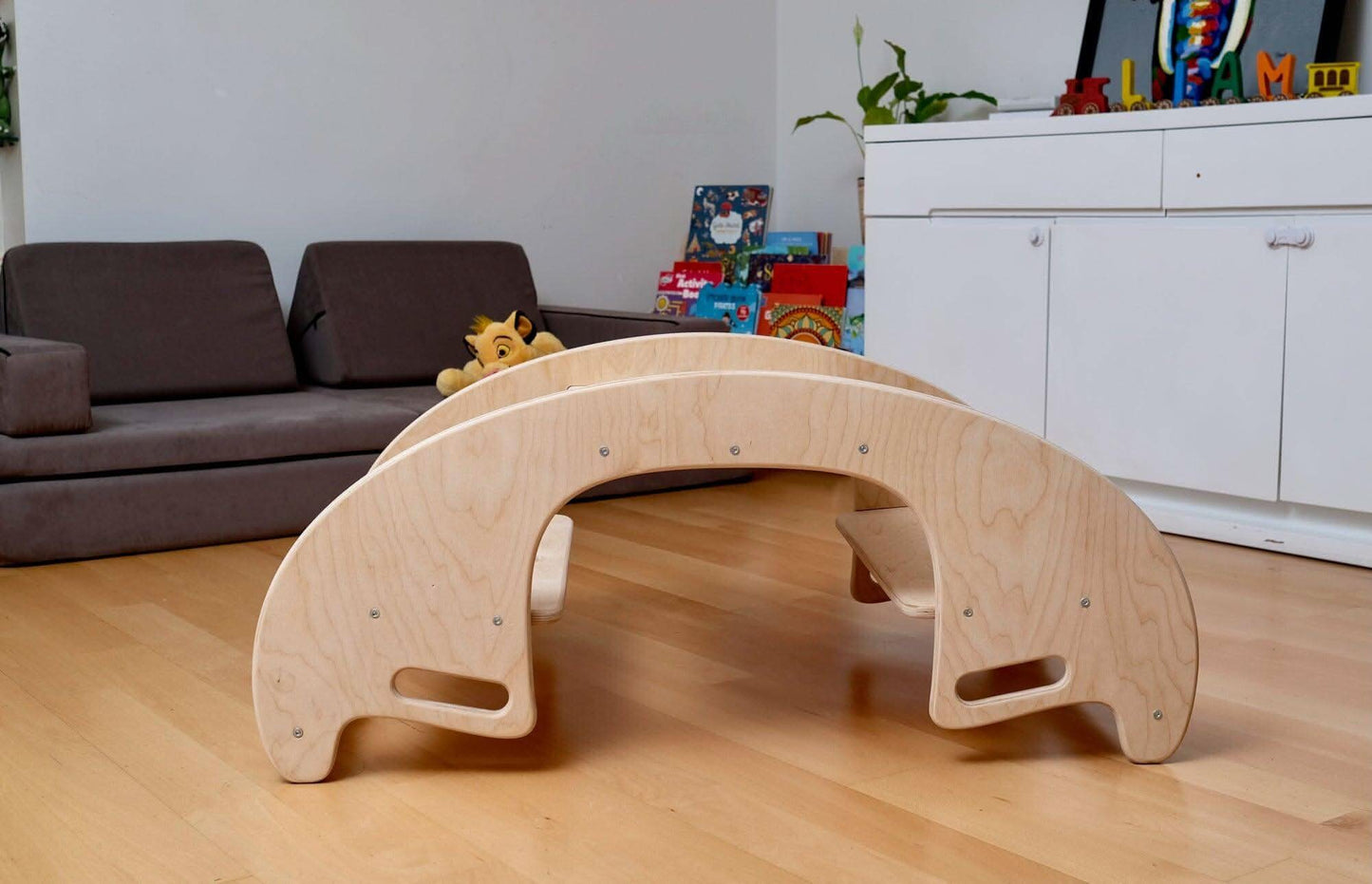 2in1 Montessori Seesaw and Table Chair Set