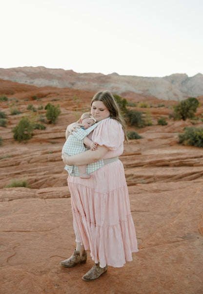 Monroe x Coco Gingham - Cotton Baby Carrier (7-35 lbs)