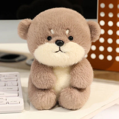 Cute Sitting Animal Plush Toys – Red Panda, Fox, Sloth & More